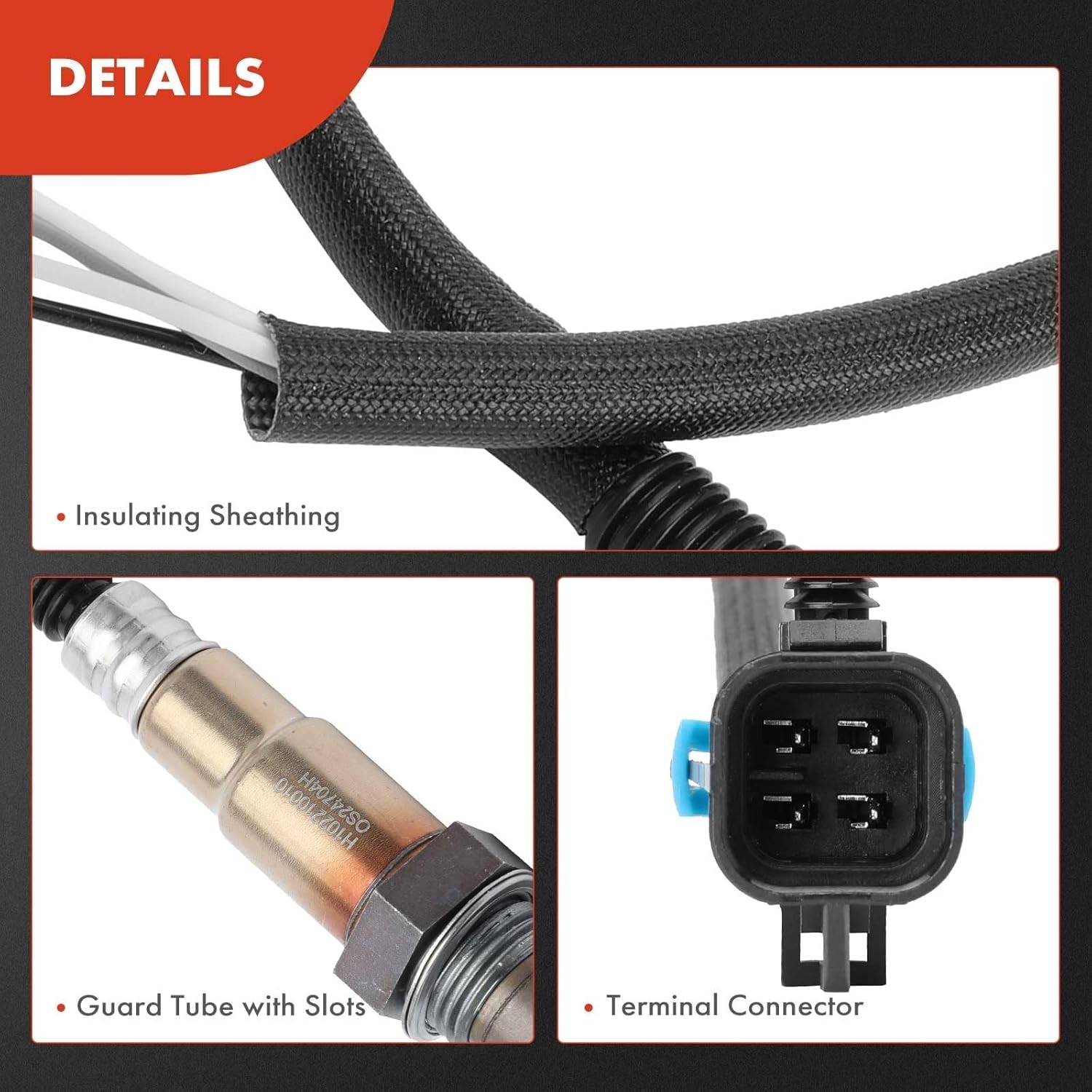 2PCS Upstream & Downstream O2 Oxygen Sensor Compatible for Chevy, for GMC, for