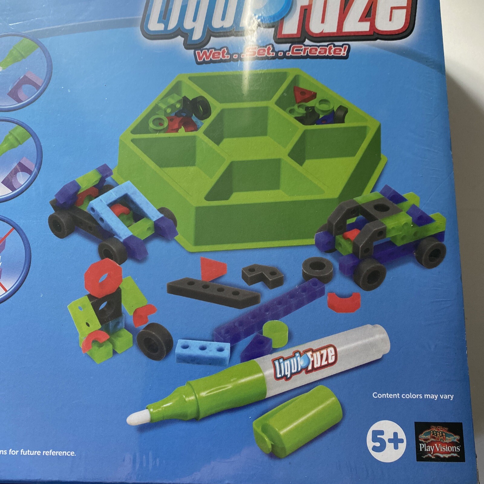 Liqui Fuze Cars 102 Piece Set Easy Craft 5 Years + New sealed