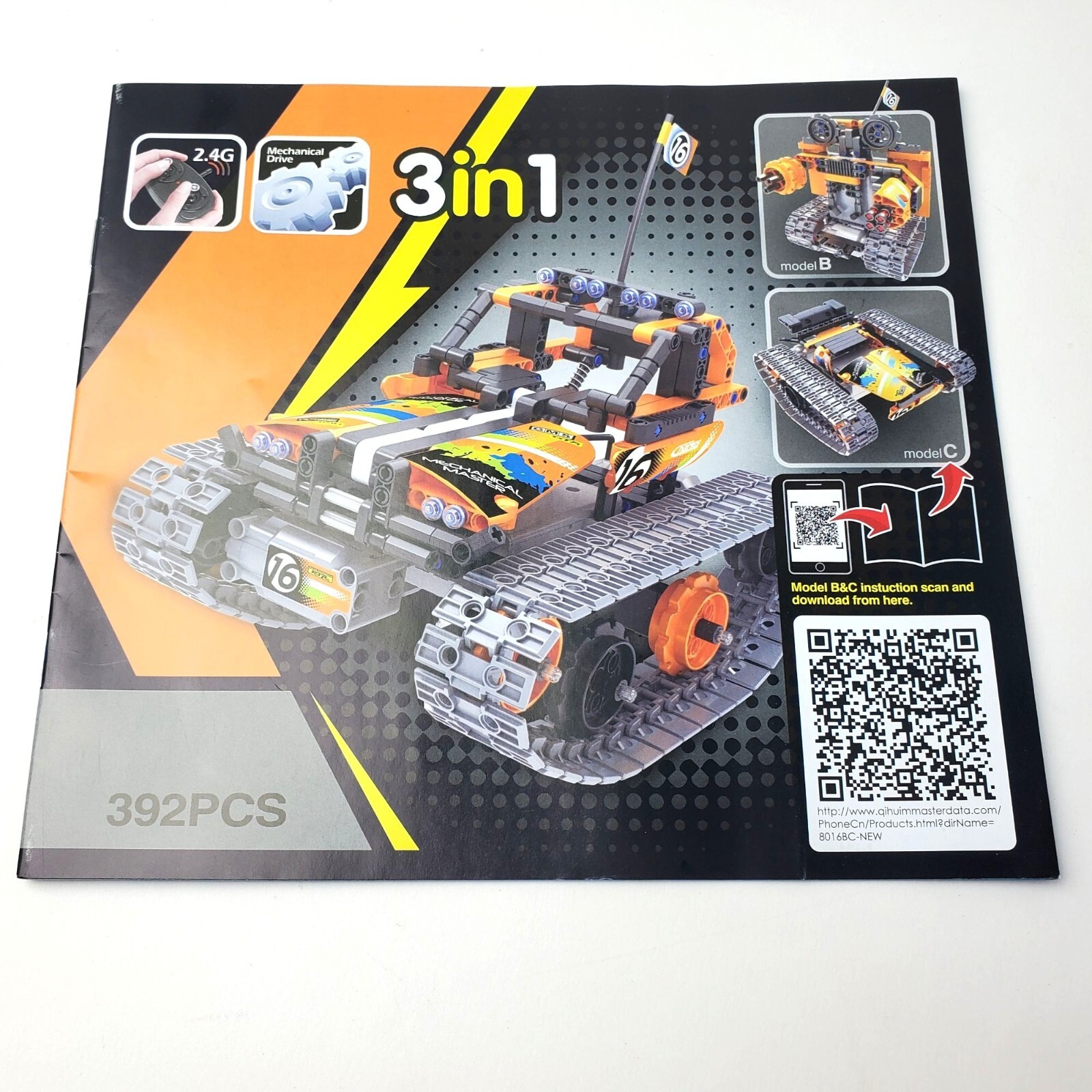STEM Morwant Mechanical Master R/C 3 in 1 Stunt Series No. 8016 Ages 8+