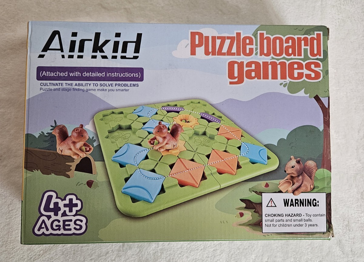 Airkid 3D Maze Logic Puzzle Game – Squirrel Nuts Challenge, New/Open Box