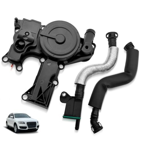 06H103495AB PCV Valve Engine Crankcase Vent Oil Separator Breather Hose 3-Piece
