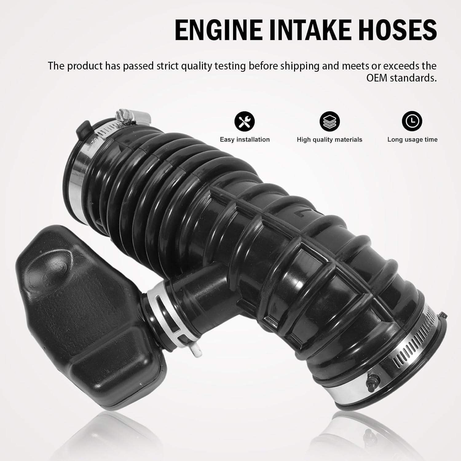 696-550 Engine Air Intake Hose fits 370Z INFINITI G37 Q40 Q60 QX50 V6 3.7L
