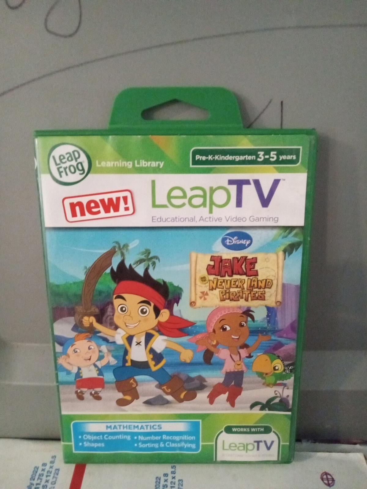 Leap Frog Learning Game Jake & The Neverland Pirates LeapTV Mathematics #175c