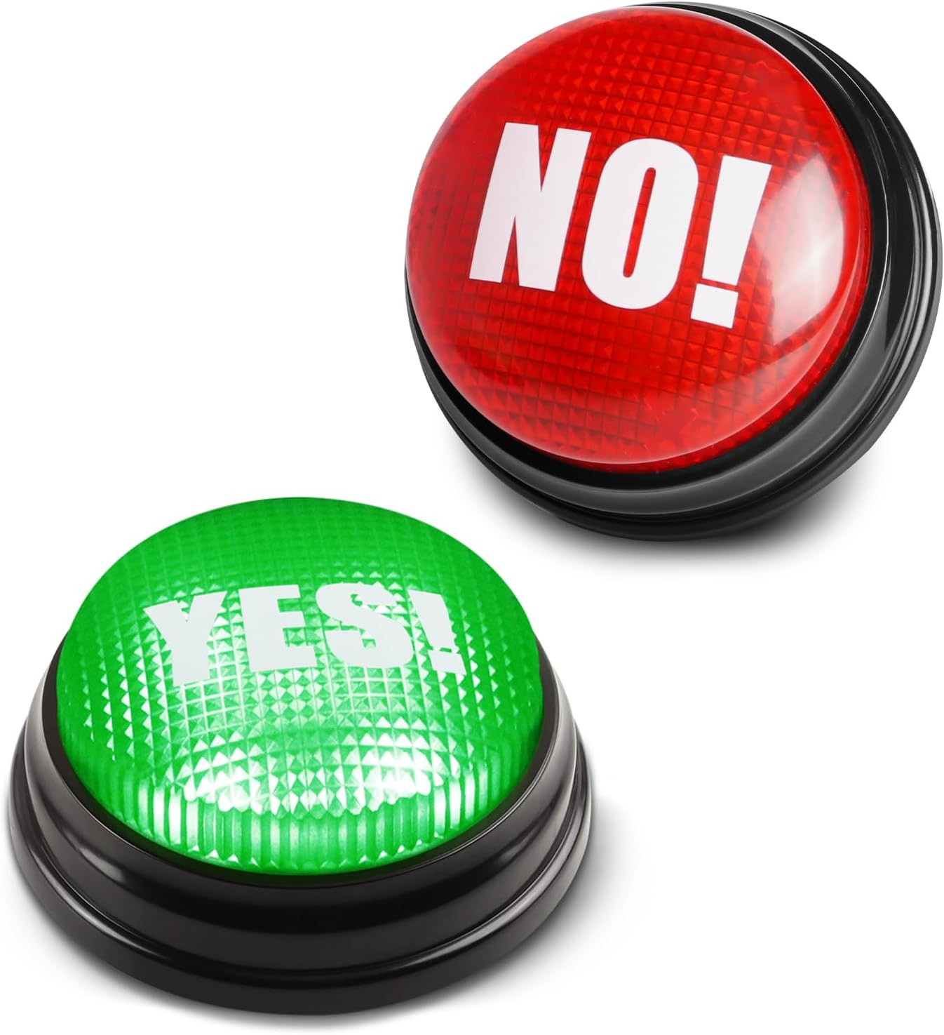 Yes No Button – Answer Buzzers Set of 2 Buzzers for Game Show Yes Button and No