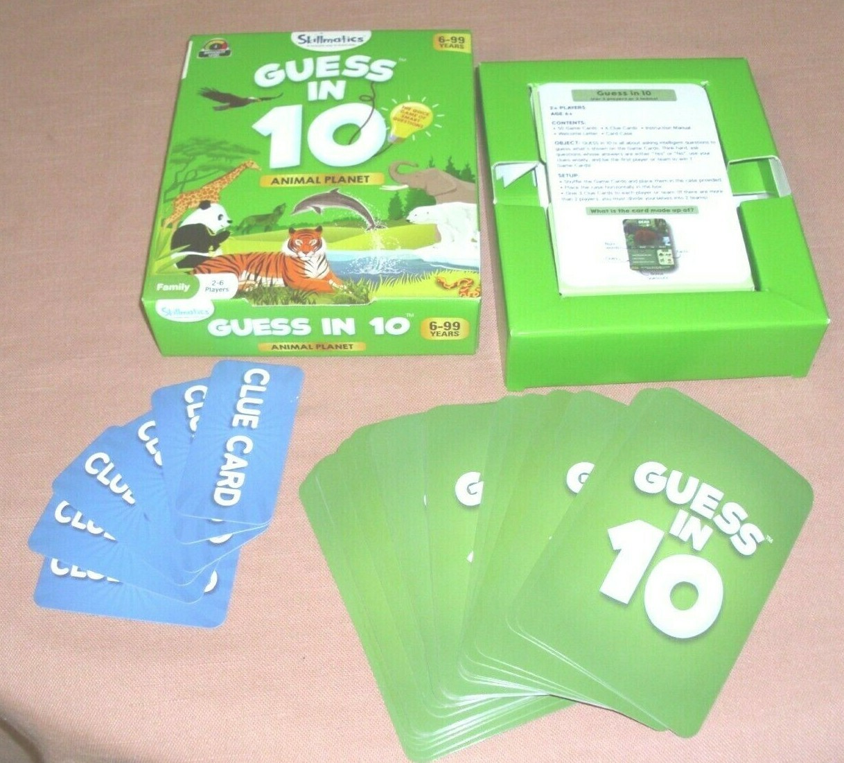 Skillmatics Guess in 10 Animal Planet – Card Game of Smart Questions for Kids