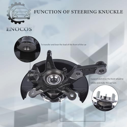 698-450 Front Right Passenger Side Steering Knuckle & Wheel Bearing Hub