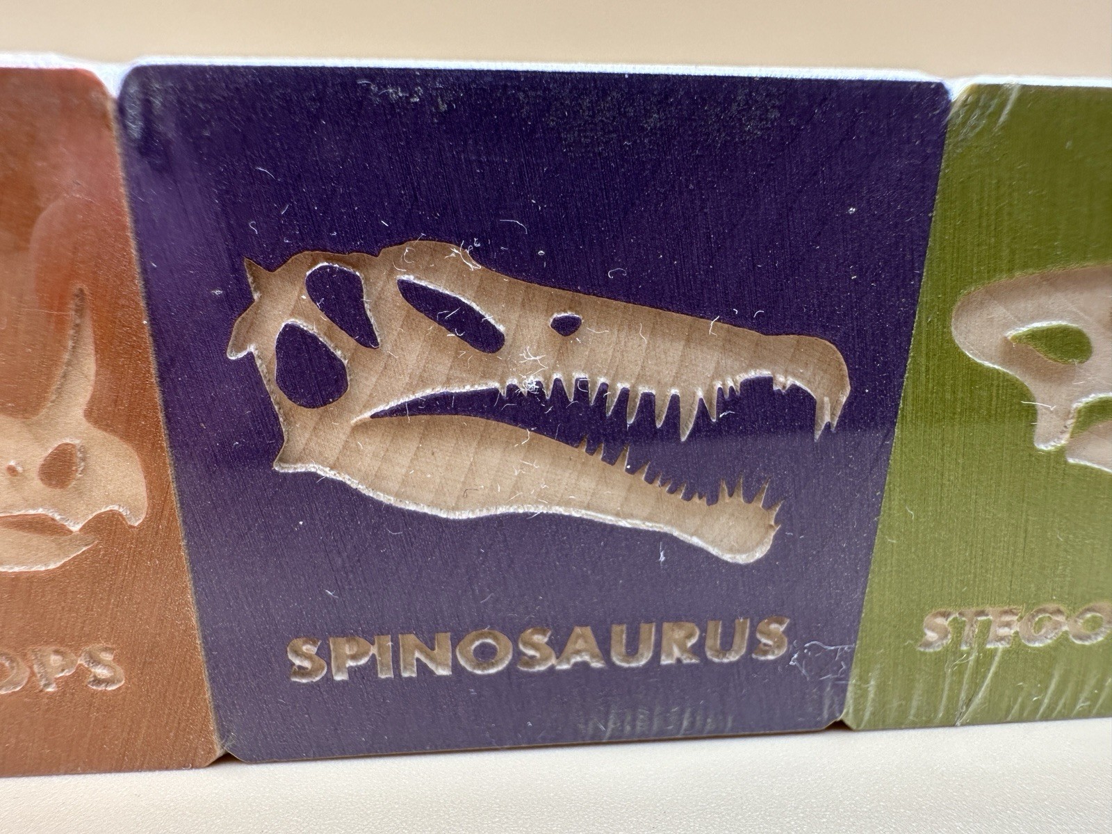NEW! UNCLE GOOSE DINOSAUR BLOCKS ~ Made in The USA – EDUCATIONAL WOODEN BLOCKS