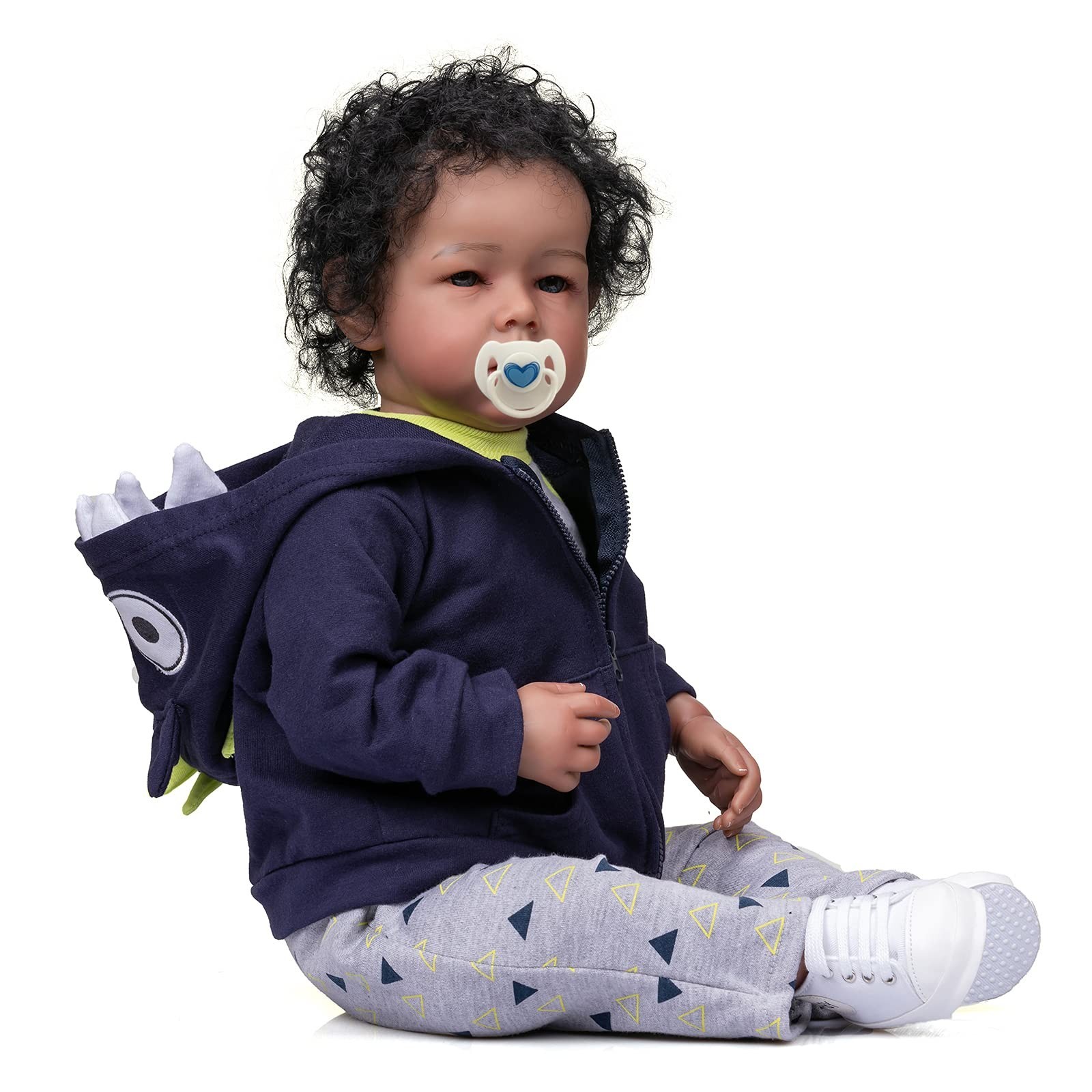 iCradle Reborn Baby Dolls Boy Black Biracial African American Realistic Newbo…
