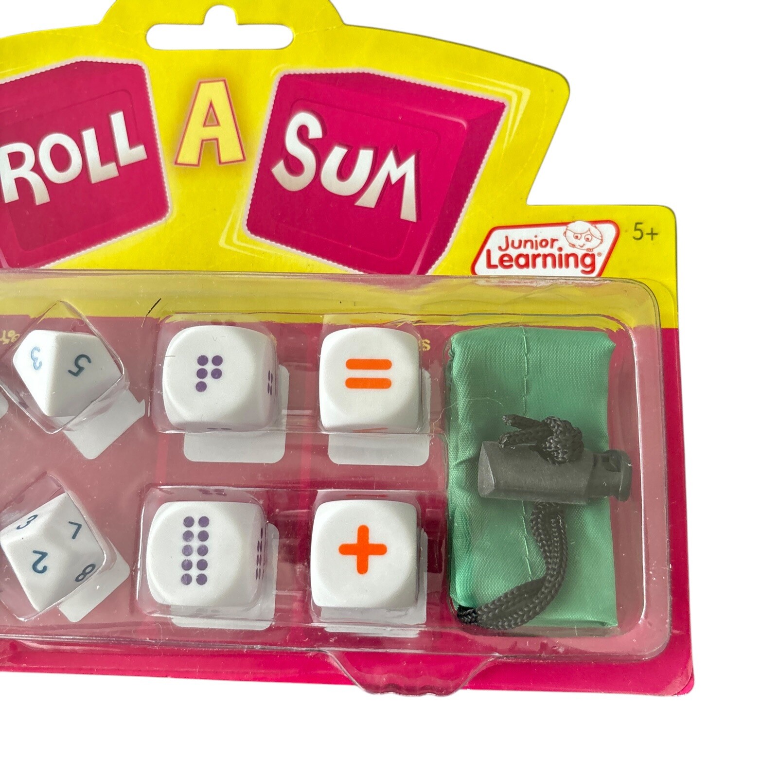 Junior Learning: Roll A Sum Dice Game, Educational Resource, Kids