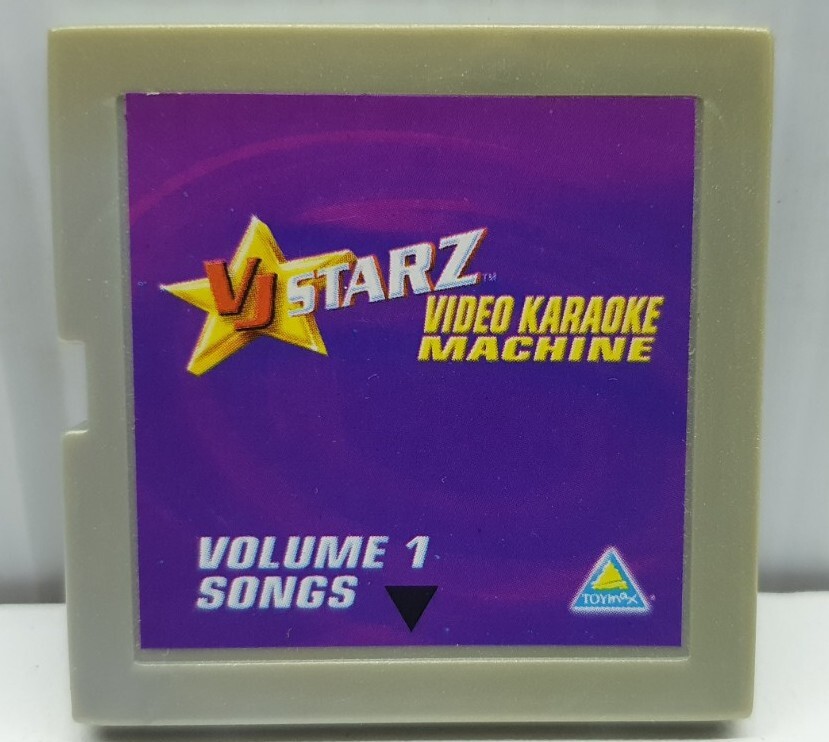 VJ Starz video karaoke machine card Volume 1 songs 2002 Toymax cartridge only
