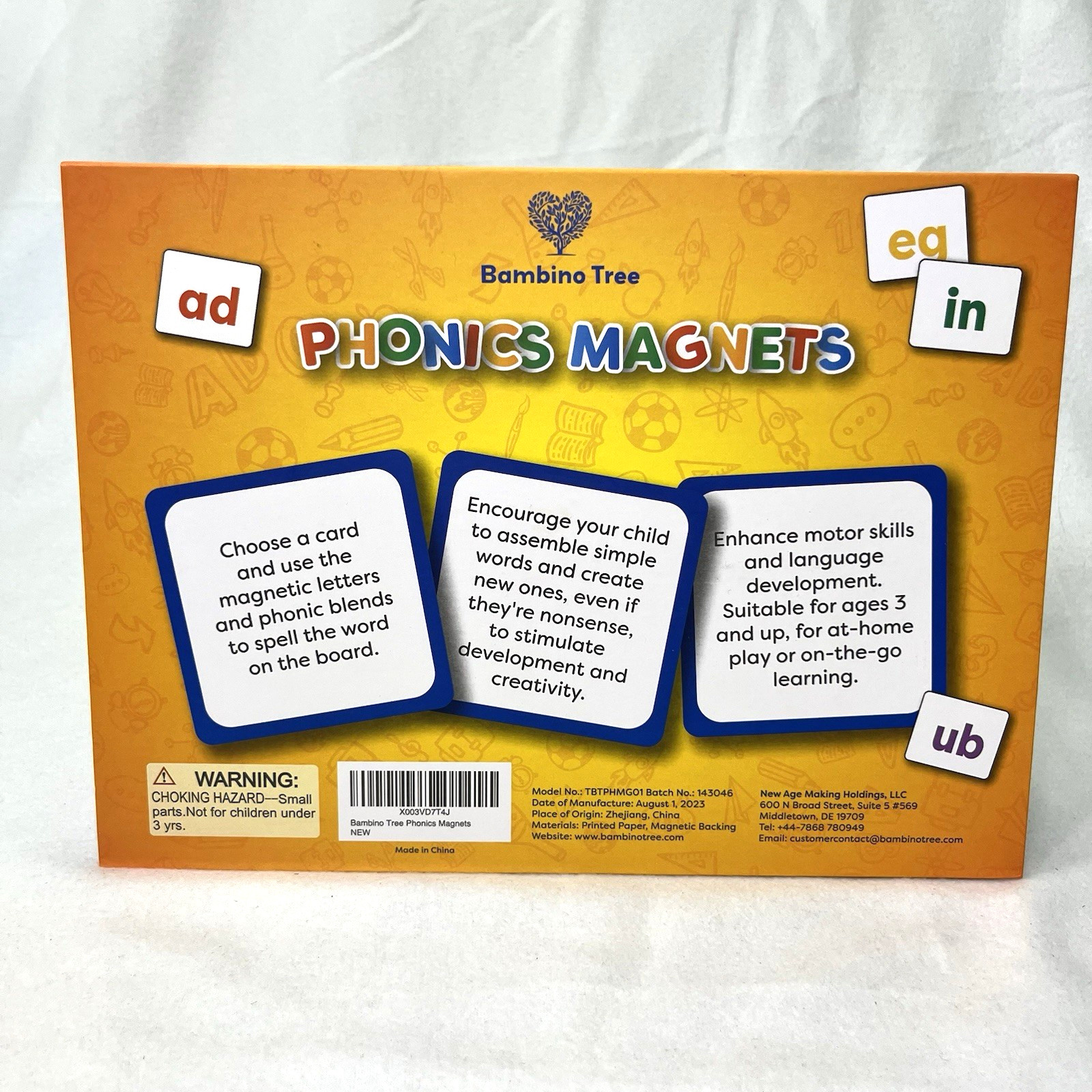 Bambino Tree Phonics Magnets – Phonics Guided Instructions plus Mini Games!