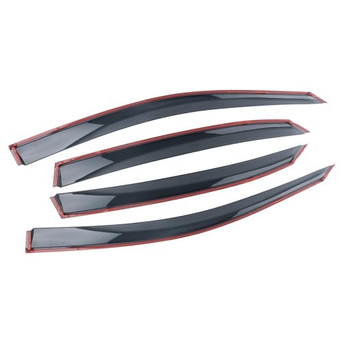 Rain Guards Suitable for 2011-2018 Passat,Window Visor,Dark Smoke