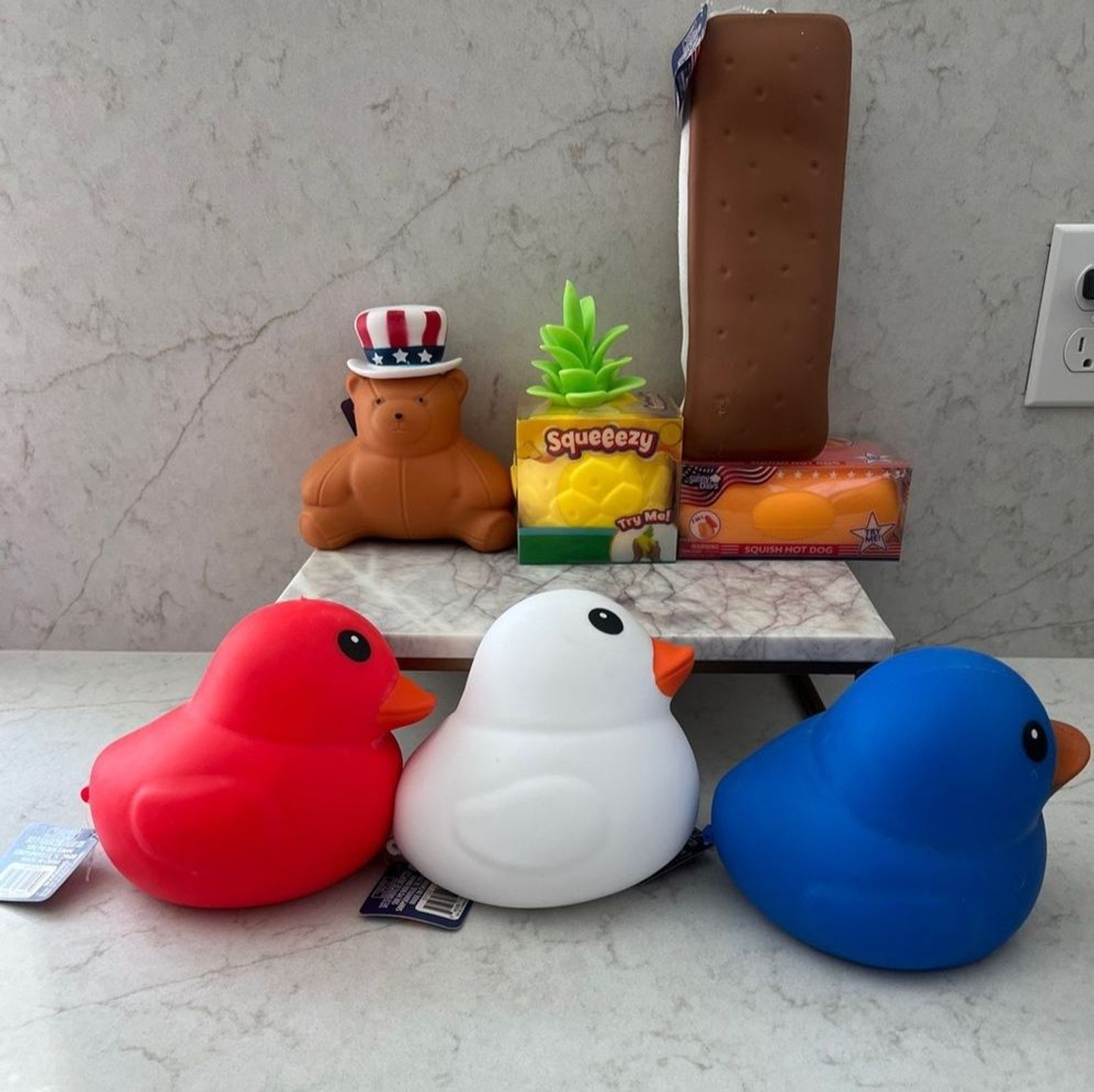 Sunny Days Ultimate Bundle Squishy Patriotic Summer Fidget Toys