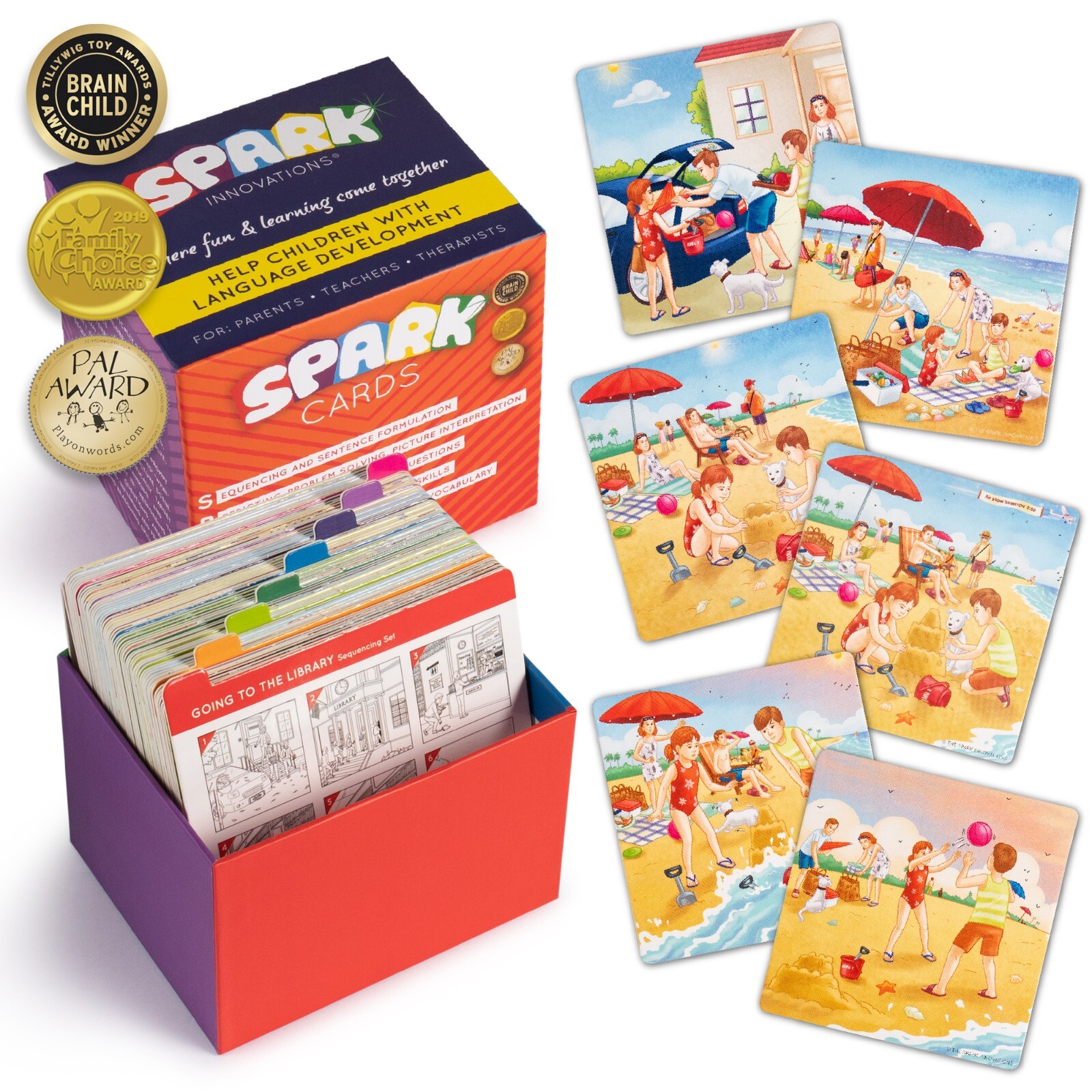 Sequencing Cards For Storytelling and Picture Interpretation Speech Therapy Game