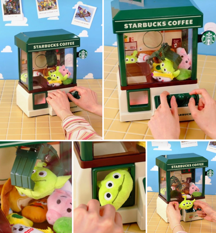 Starbucks x Toy Story 5 MD Claw Machine Toy Korean Version Collection 31cm