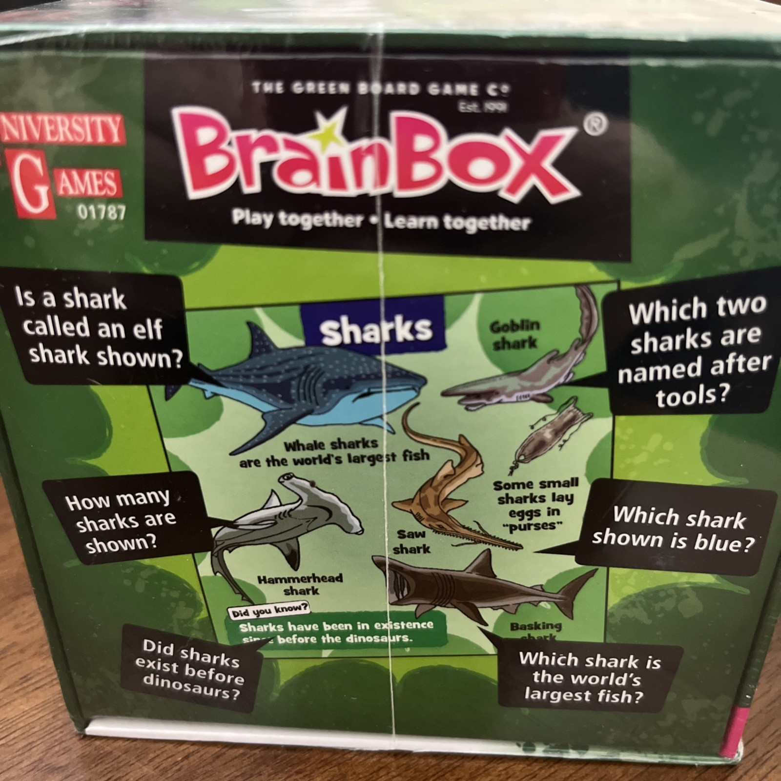 University Games – BrainBox Nature Memory Challenge Game (55 CARDS) NEW