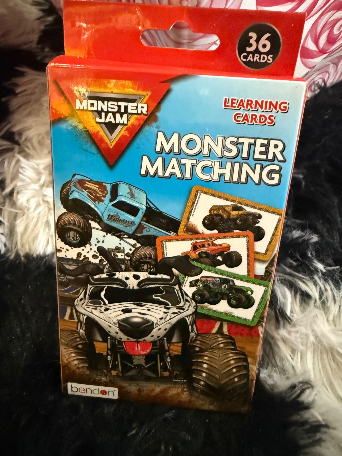 Monster Jam learning memory card! Perfect gift! Only 1 available!