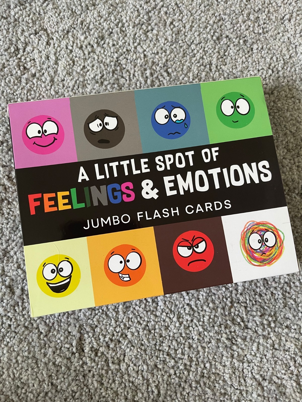 A Little Spot of Feelings and Emotions | Jumbo Flash Cards – 7.5″x5.5″