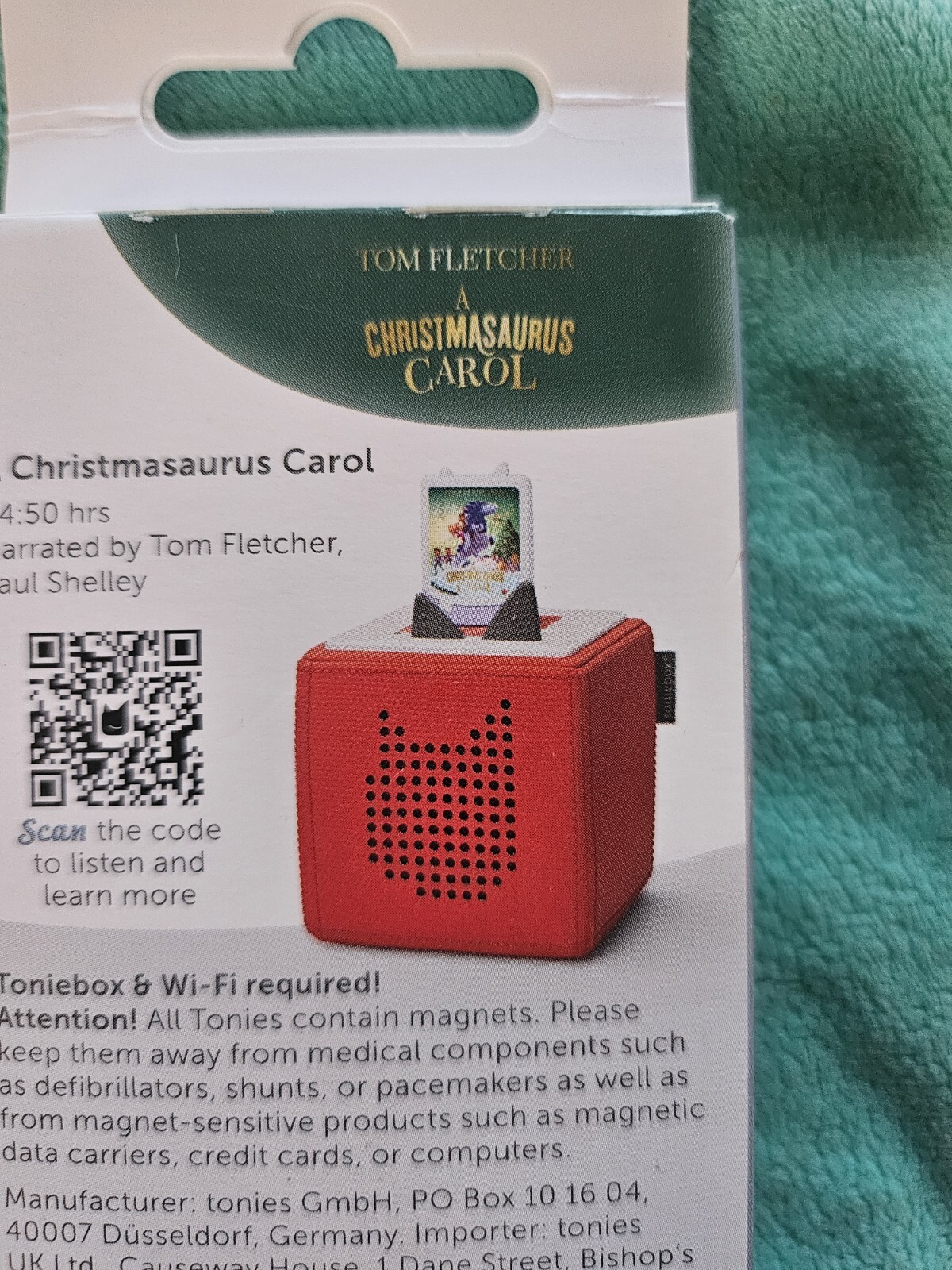 Christmasaurus Tonies Set Of 4. UK Exclusive. US Same/ Next Day Shipping