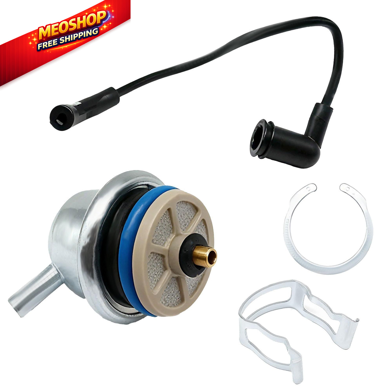 Fuel Injection Pressure Regulator with Vacuum Line