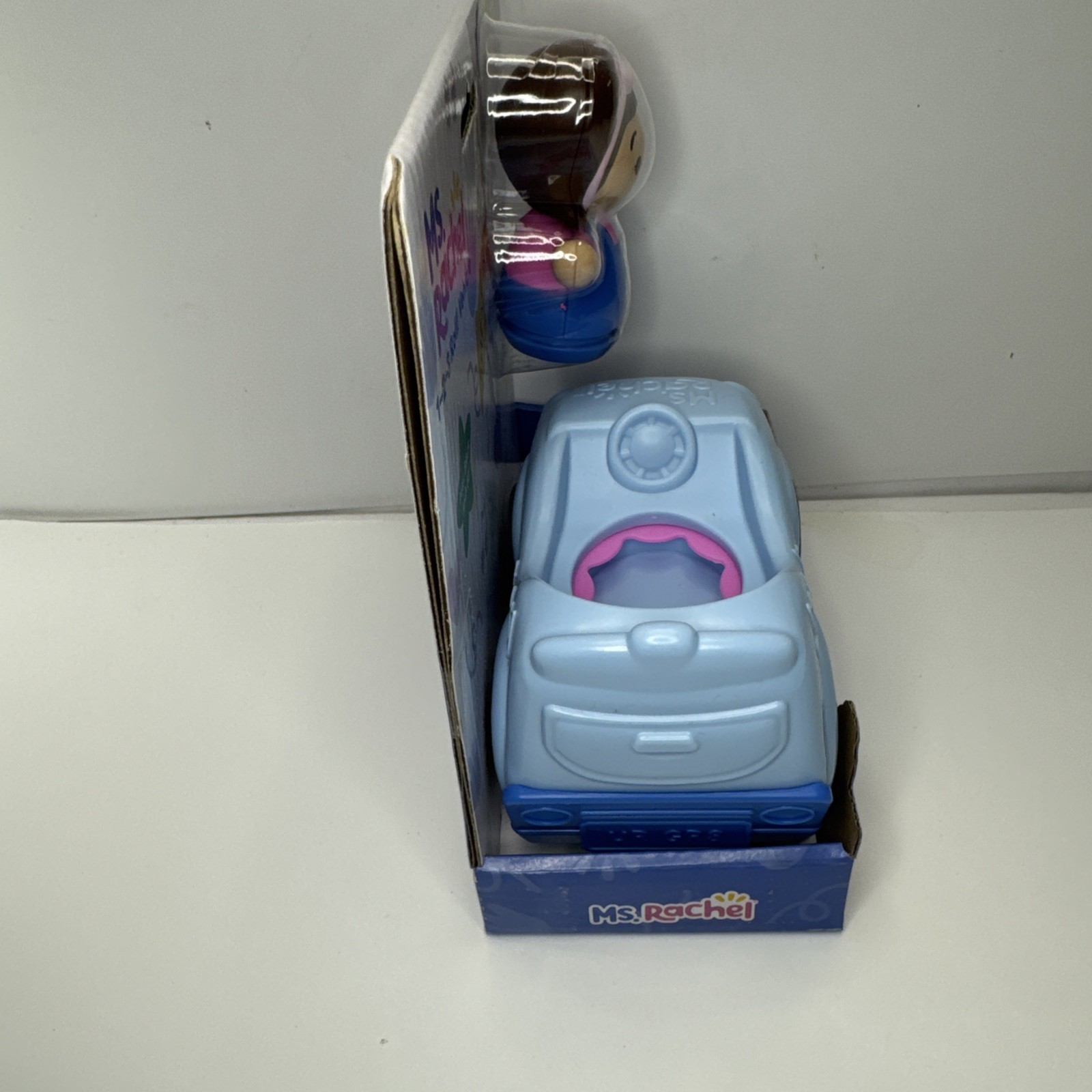 Ms. Rachel 1-2-3 Roll! Vehicle with Click-in Figure Pull Back &Go Learn & Grow