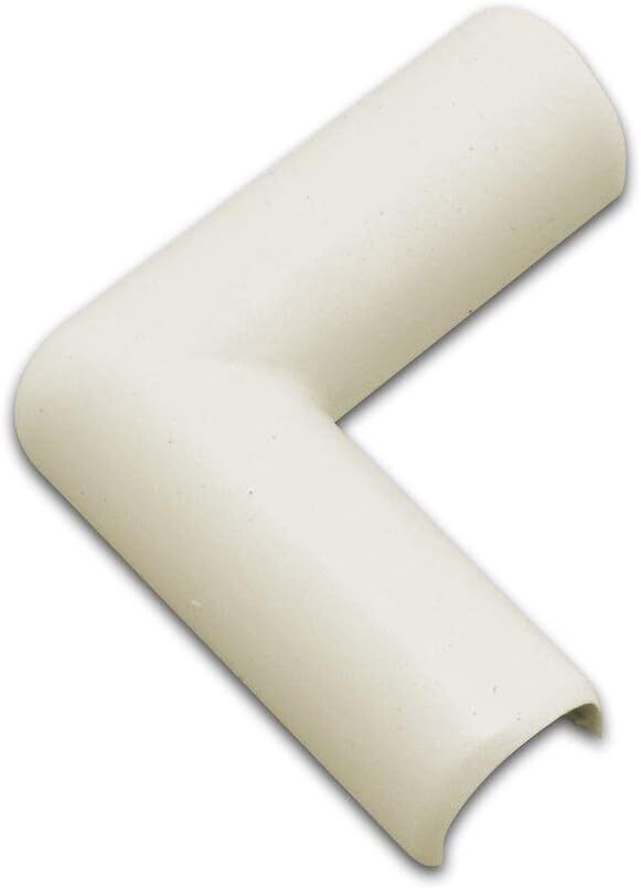 Legrand Wiremold C6 Cordmate Flat Elbow Cord Cover, Organizer for Wall, Holds 1