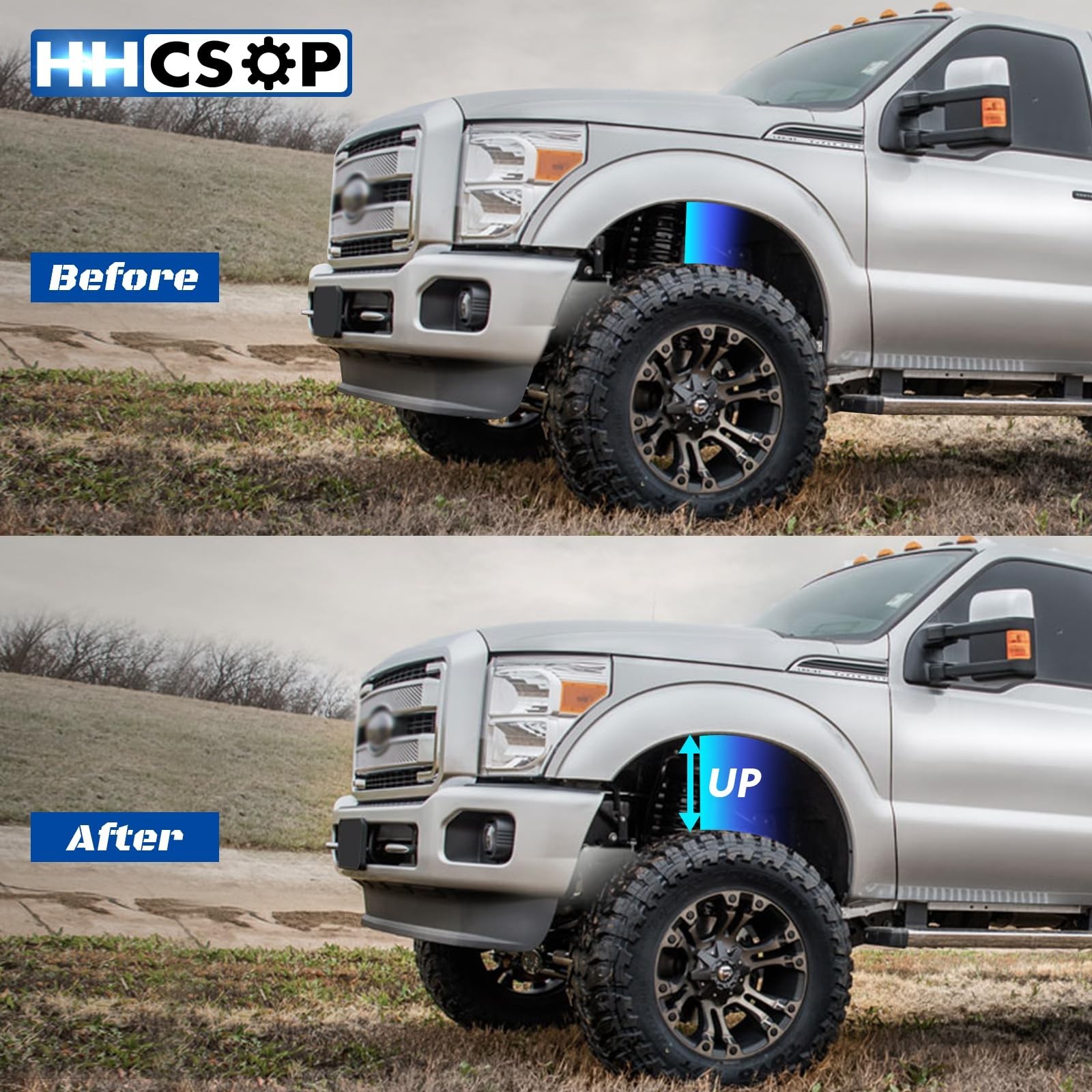 3″ Front Leveling Lift Kit for 2006-2023 Dodge Ram 1500 4WD, 2005-2011 Dodge …