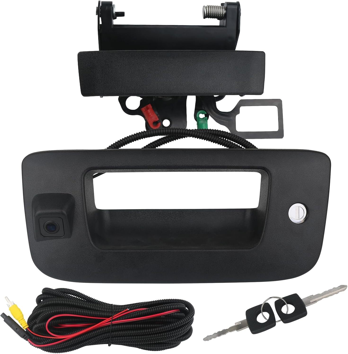 Backup Camera Tailgate Handle Rear View Camera Liftgate Latch Handle with Key