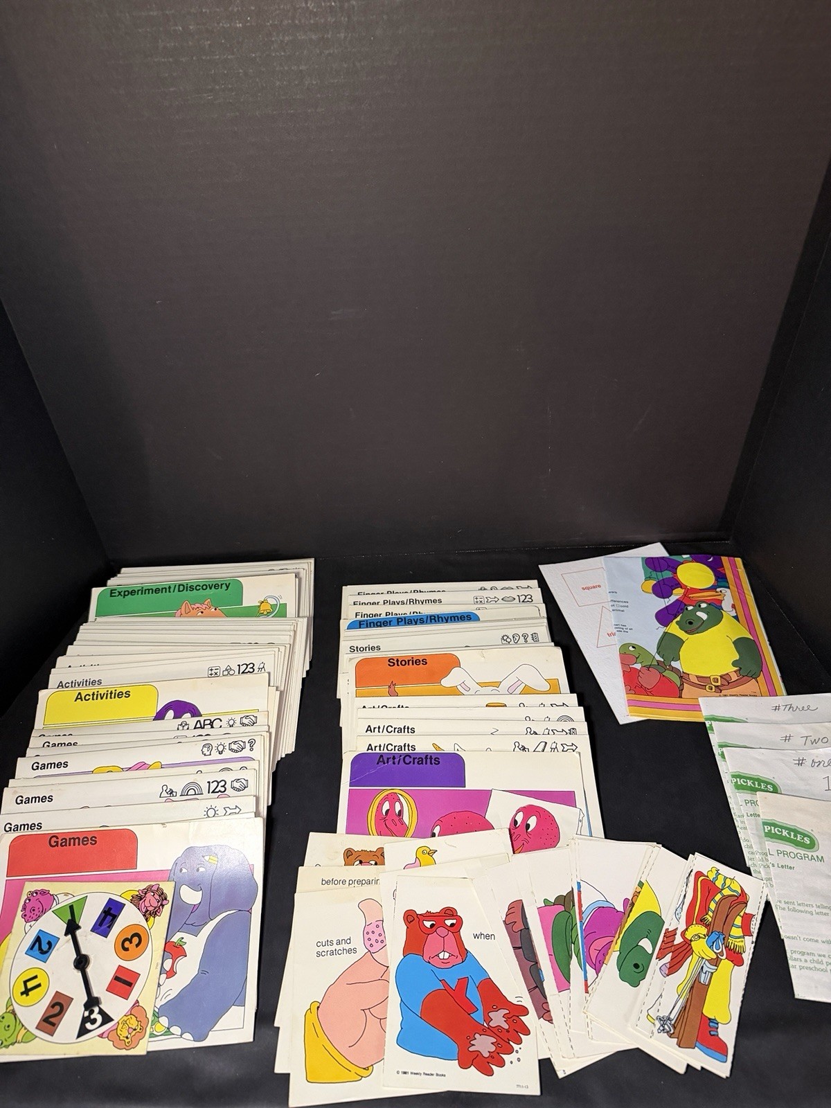 1981 Sweet Pickles Preschool Program Activity Bus w/Cards & Games See Decription