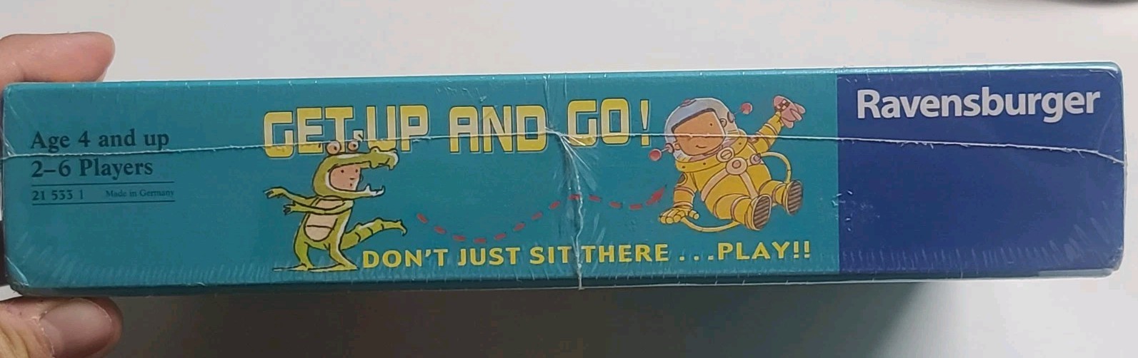 GET UP AND GO! Don’t Just Sit There…Play!! Vintage Card Game By RAVENSBURGER