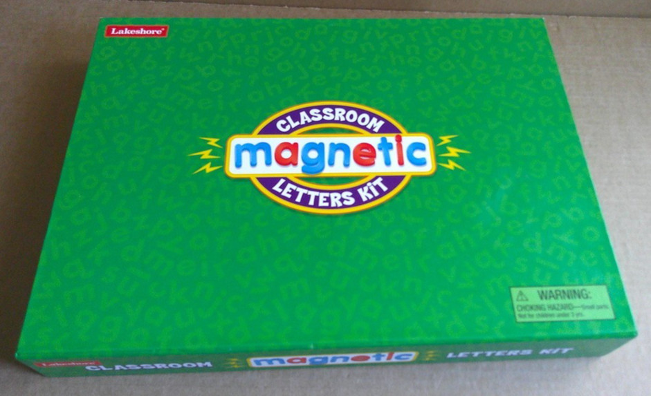 Lakeshore #LC926 Classroom Magnetic Letters Kit Green Box (230 lowercase letters