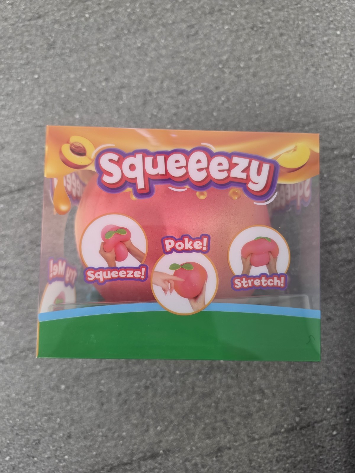 Sunny Days, Jumbo Squeezy PEACH – Squishy Toy, Stress Relief