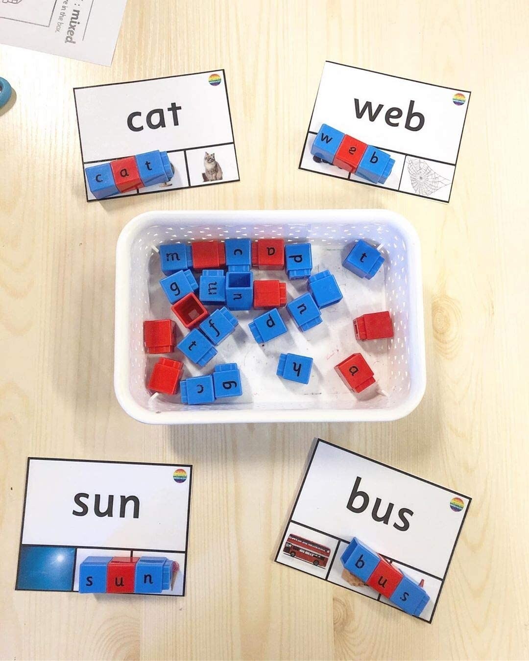 Didax New School Unifix Letter and CVC Cube Bundle