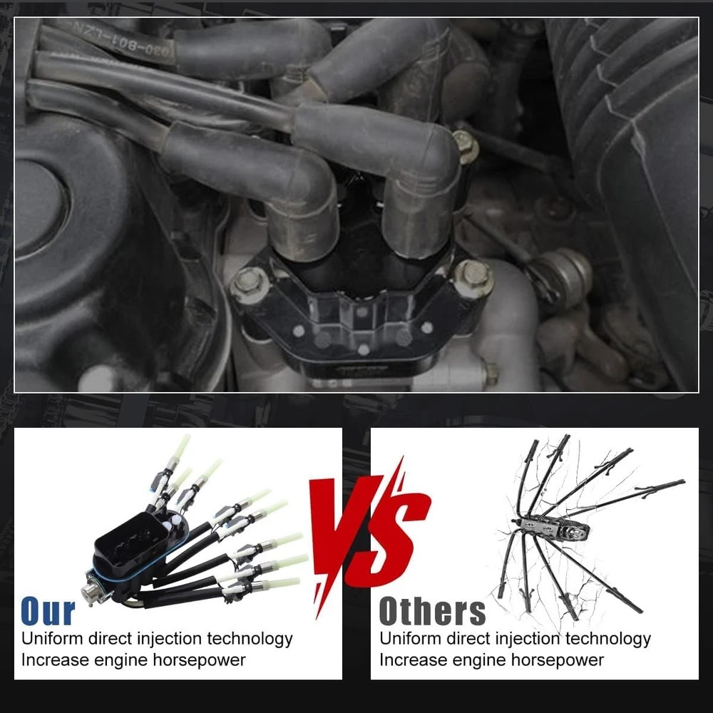 Spider Fuel Injectors FJ504 Compatible with Chevy 1996-2002 & for GMC 1996-2002