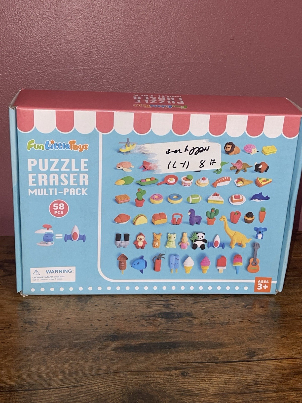 Fun Little Toys Puzzle Eraser Multi Pack
