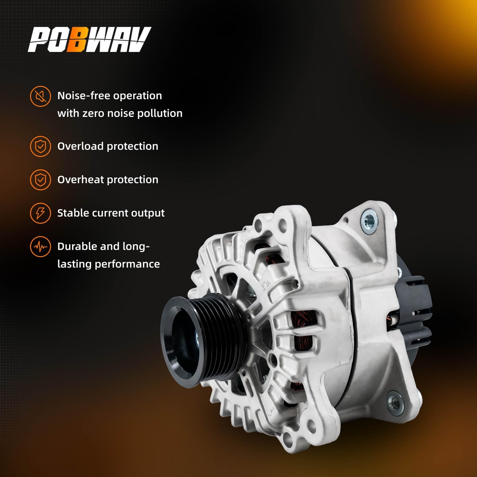 06E903023B Alternator 220A Compatible with Audi Q7 2013 2014 2015 V6 3.0L GAS…
