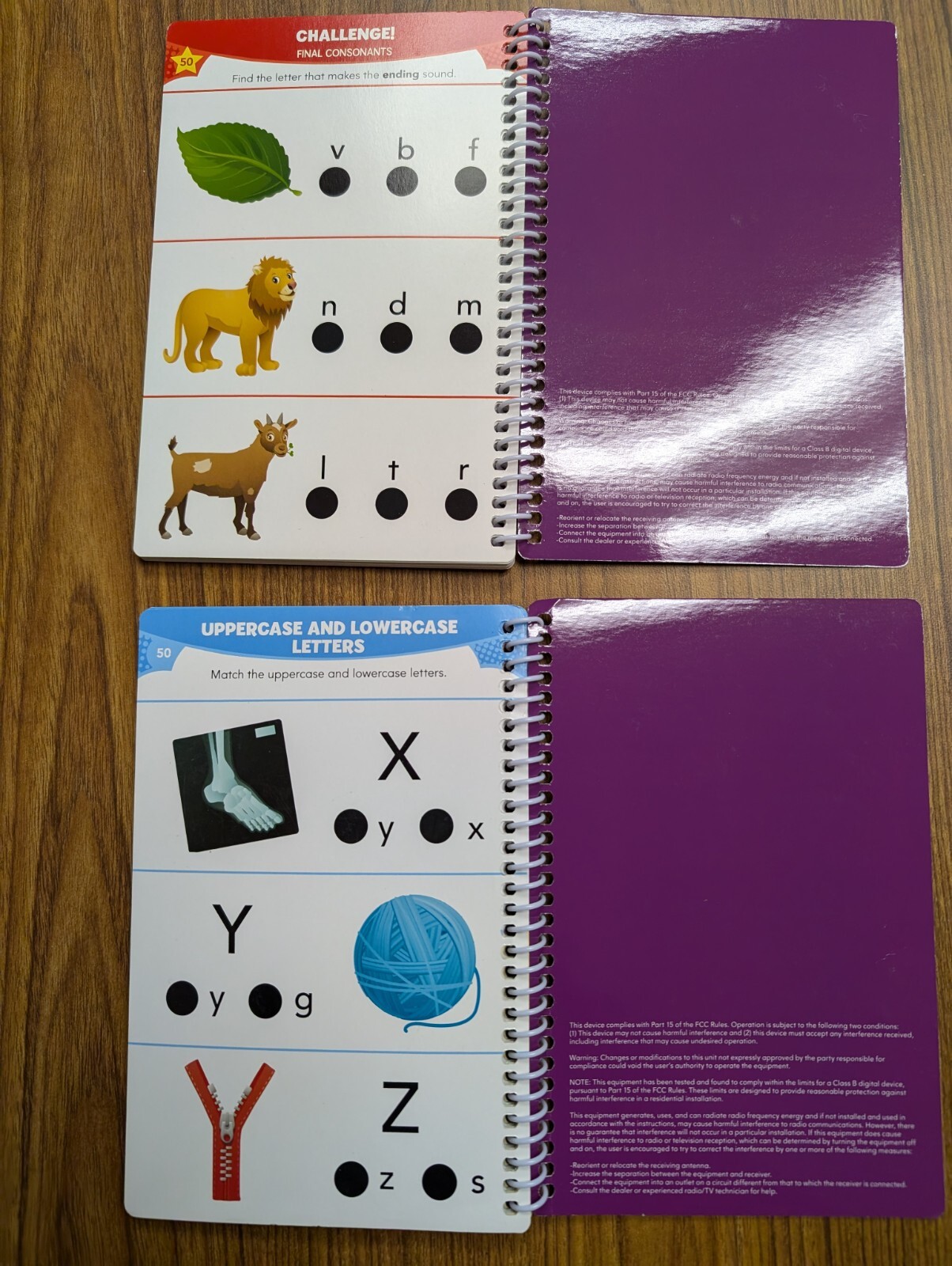 2 Reading Hot Dots Book Ages Pre-K, 50 Pages in Each Book