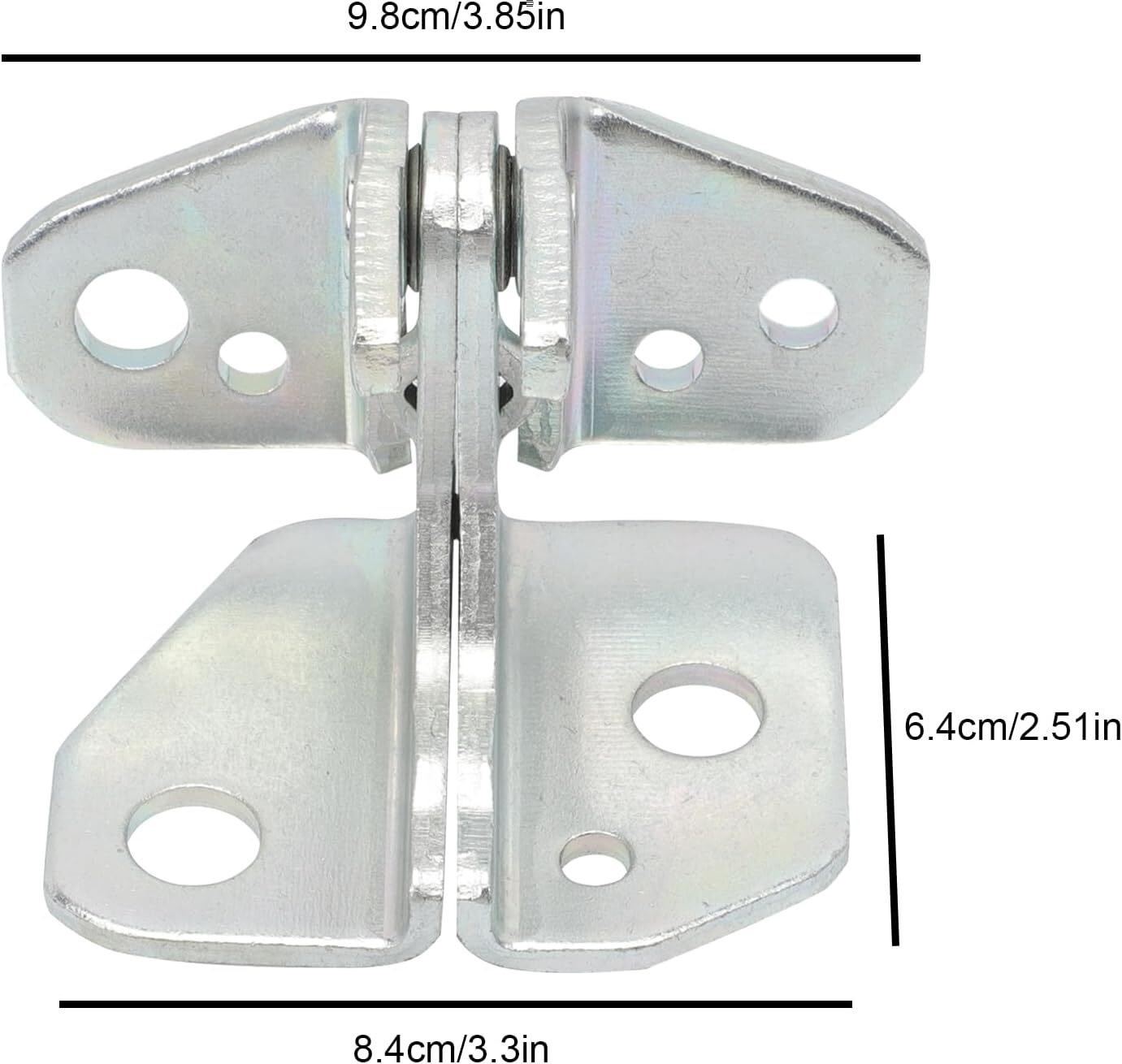 55113660AC Passenger Side Upper Door Latch Hinge Fit Front or Rear Compatible