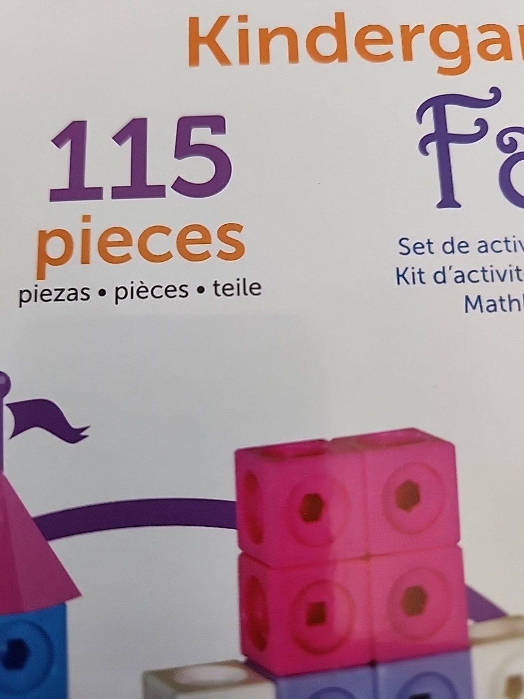 Learning Resources MathLink Cubes Play Learn Activity Set 115 Piece Ages 5+ STEM