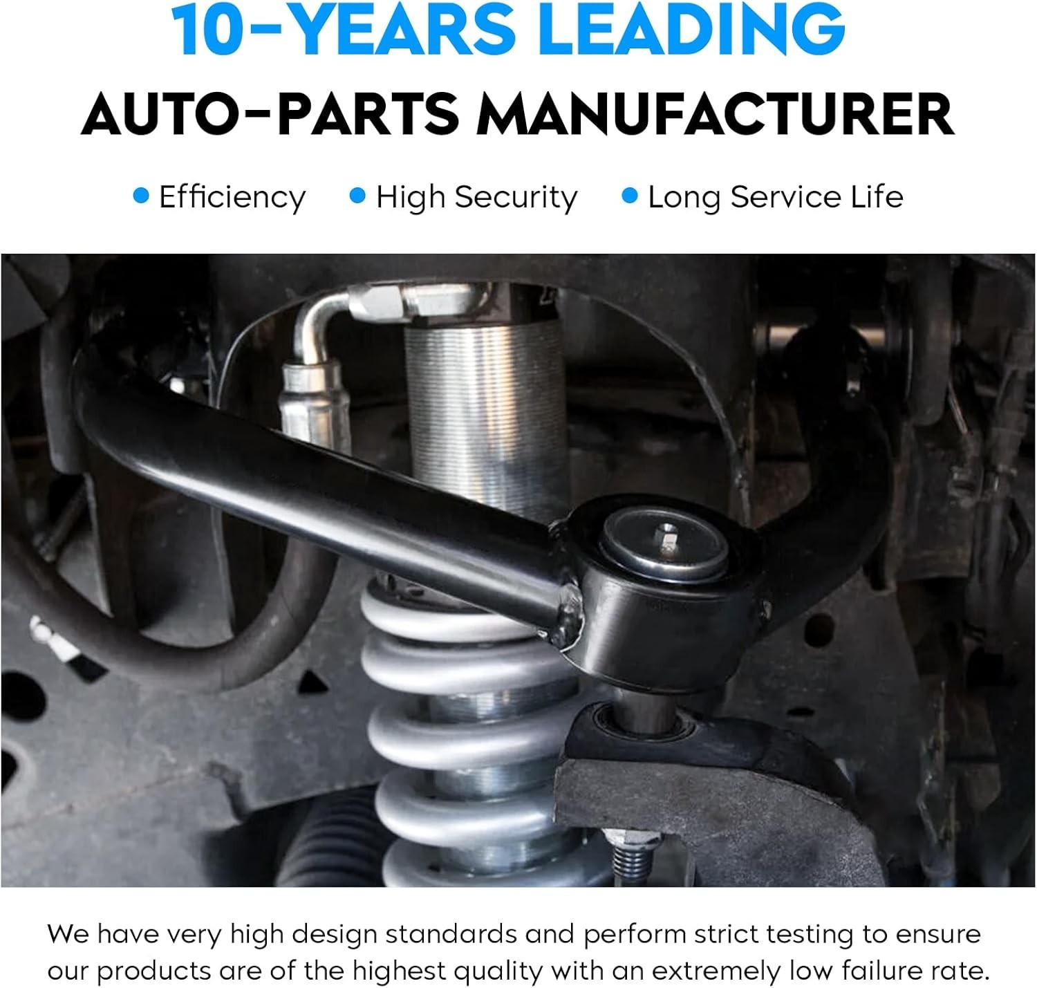 8pc Front Lower Control Arms – Suspension Kit for Nissan Rogue 2008-2013 &