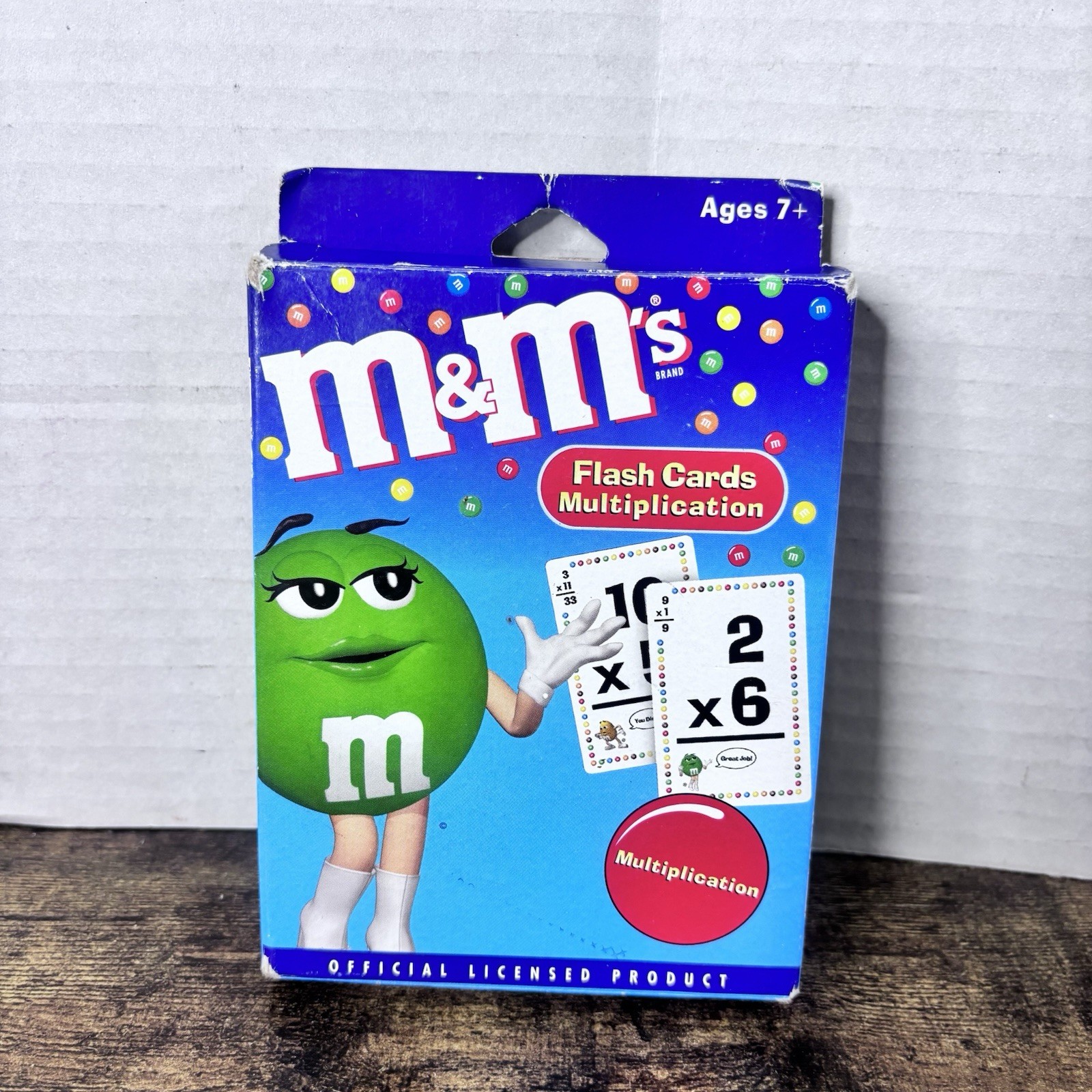 M&Ms MULTIPLICATION FLASH CARDS, FUN WITH YOUR FAVORITE M&M GUYS LEARNING