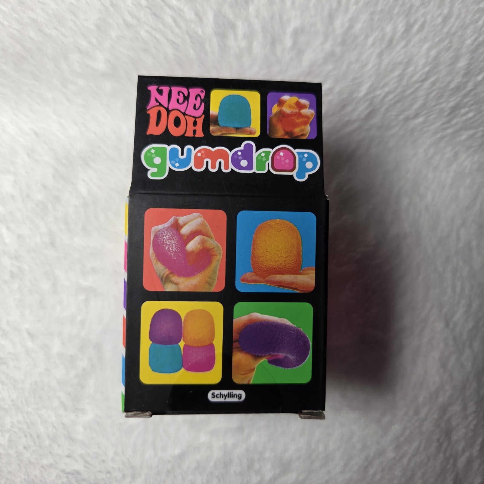 Authentic New Schylling NeeDoh Gumdrop Super Solid Squish Pink Ages 3+ Pink