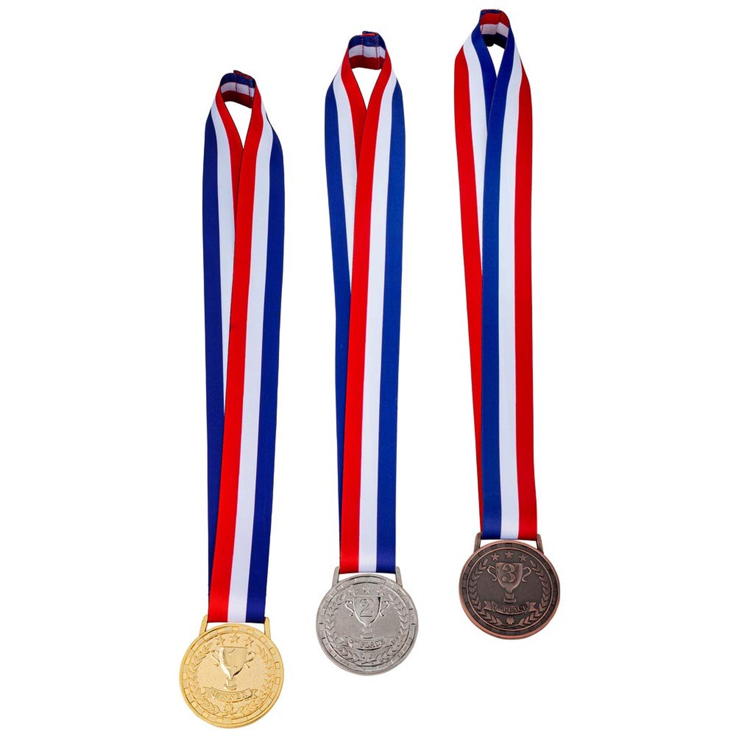 Award Medals for Winner of Gold, Silver, Bronze, Made by Olympic Style Solid …