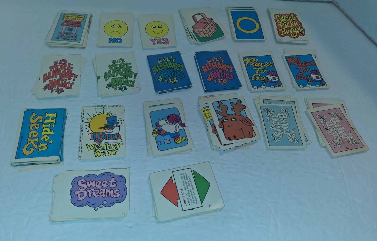 Sweet Pickles Preschool Program Lot Cards Pieces ONLY PLEASE READ DESCRIPTION!