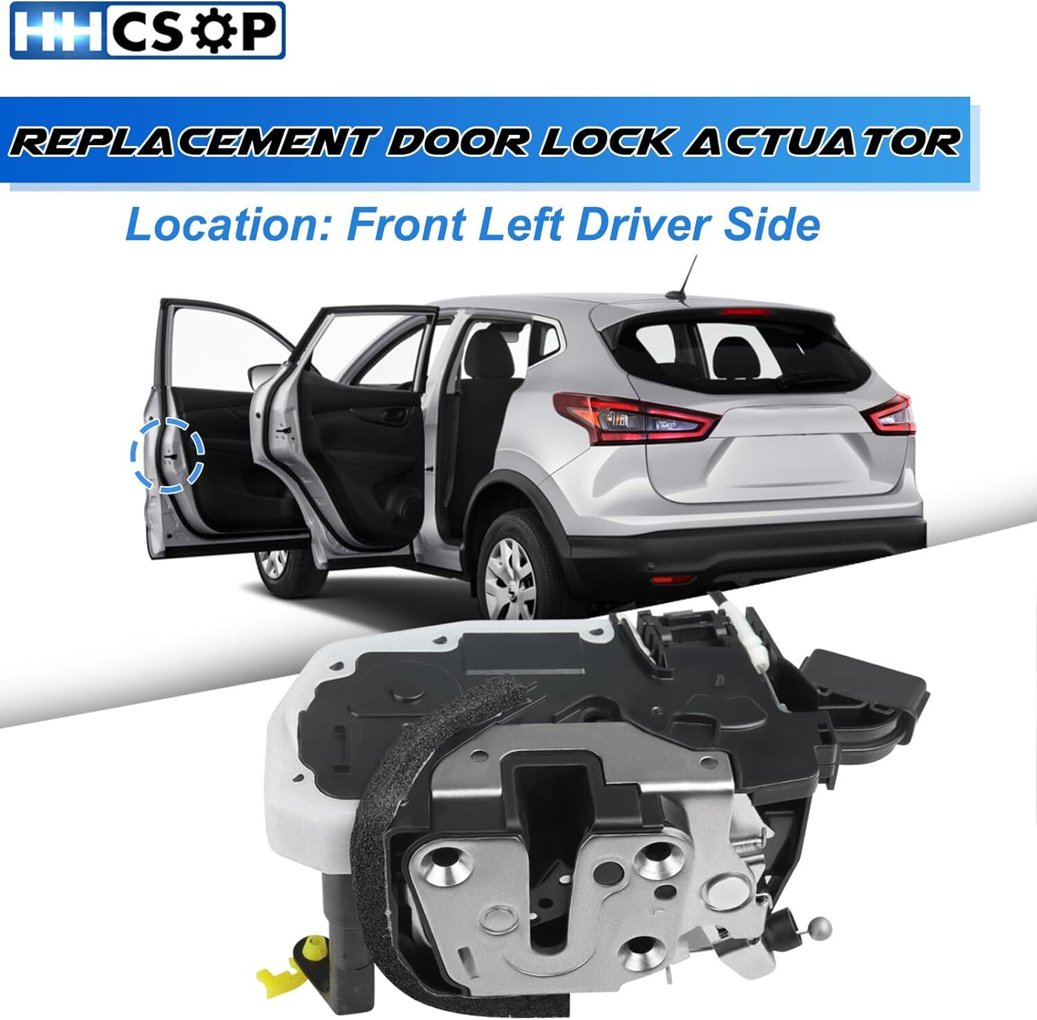 Front Left Driver Side Door Lock Actuator Latch Assembly Replacement for Nissan