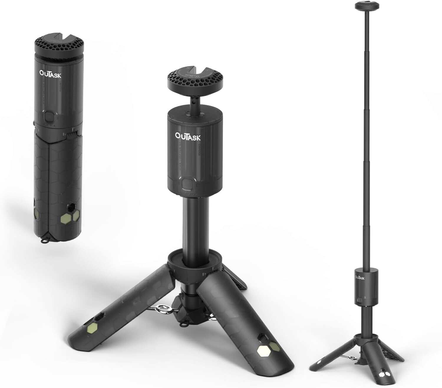 Camping Light Telescopic, Collapsible Magnetic Camping Lantern with 12000mAh