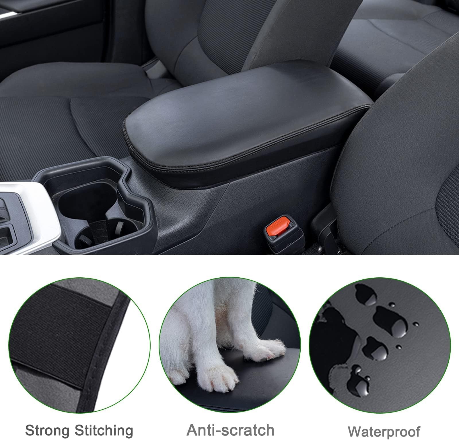JDMCAR Center Console Armrest Cover for 2025 Toyota RAV4 Accessories 2024 202…