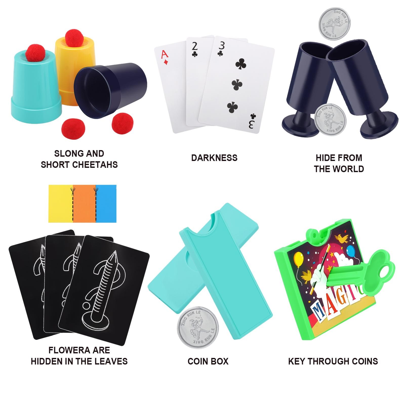 Magic Set 24 in 1 Toy Beginner Kids Education Magical Gift Box