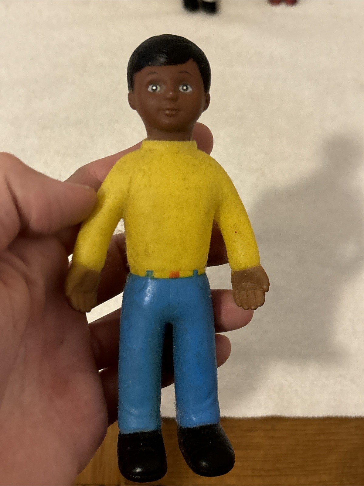 VTG 70’s Set Of 3 Marvel Education Family Dolls African American & Caucasian