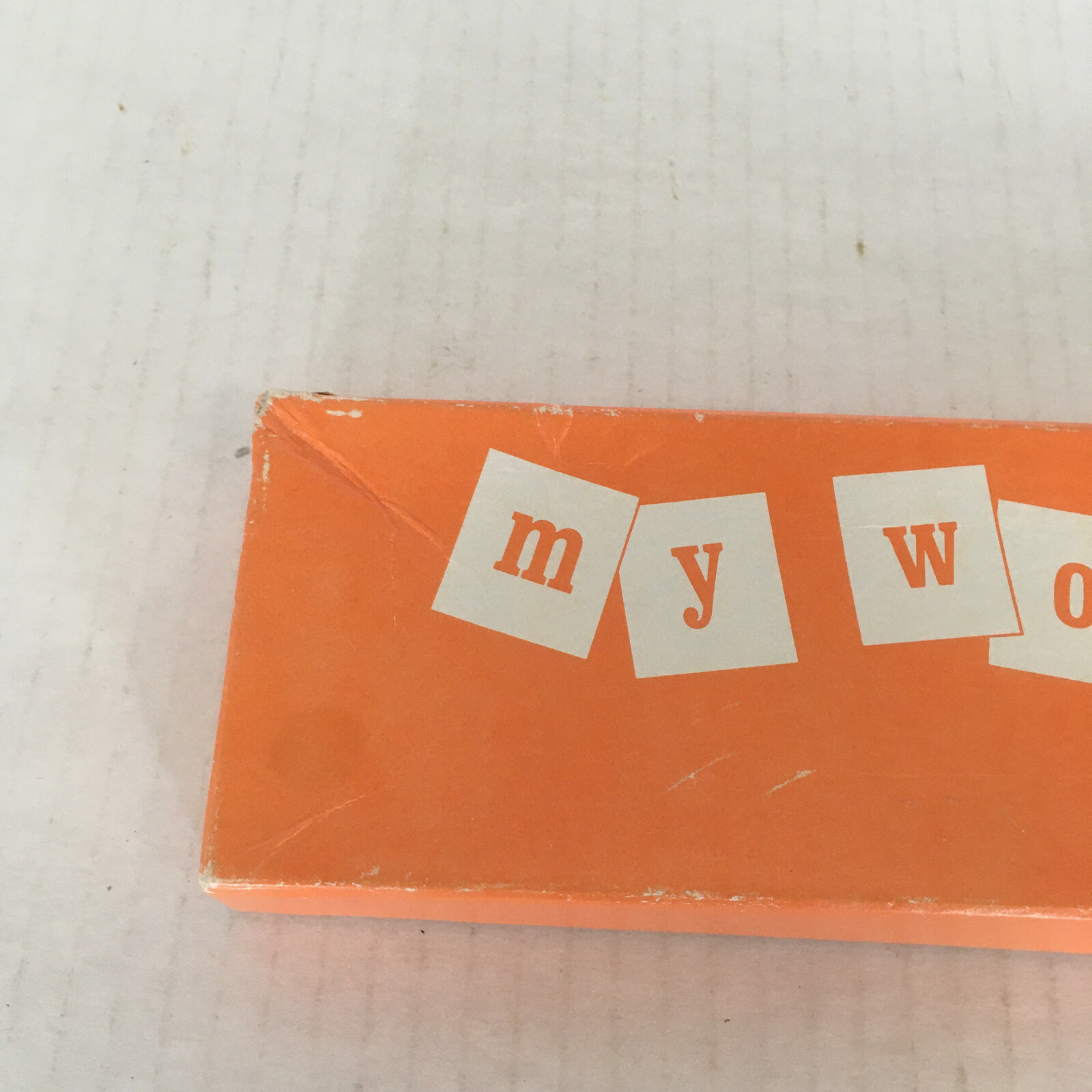 Vintage my word box learning toy paper craft art paper collage supplies